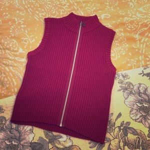 Vintage 90s GAP zip sweater vest